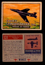 1953 Wings Topps TCG Vintage Trading Cards You Pick Singles #101-200 #131  - TvMovieCards.com