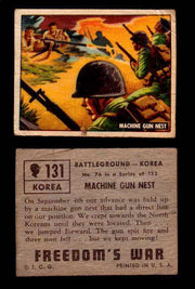 1950 Freedom's War Korea Topps Vintage Trading Cards You Pick Singles #101-203 #131  - TvMovieCards.com