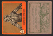1961 Horror Monsters Series 2 Orange Trading Card You Pick Singles 67-146 NuCard 132   Monster from Outer Space  - TvMovieCards.com
