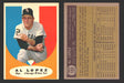 1961 Topps Baseball Trading Card You Pick Singles #100-#199 VG/EX #	132 Al Lopez - Chicago White Sox  - TvMovieCards.com