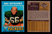 1971 Topps Football Trading Card You Pick Singles #1-#263 G/VG/EX #	133	Ray Nitschke (HOF)  - TvMovieCards.com
