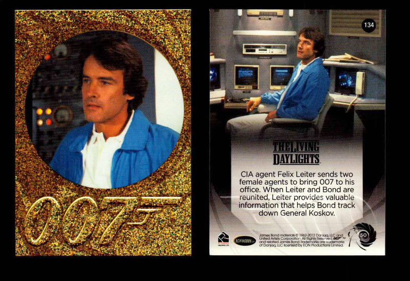 James Bond 50th Anniversary Series Two Gold Parallel Chase Card Singles #2-198 #134  - TvMovieCards.com