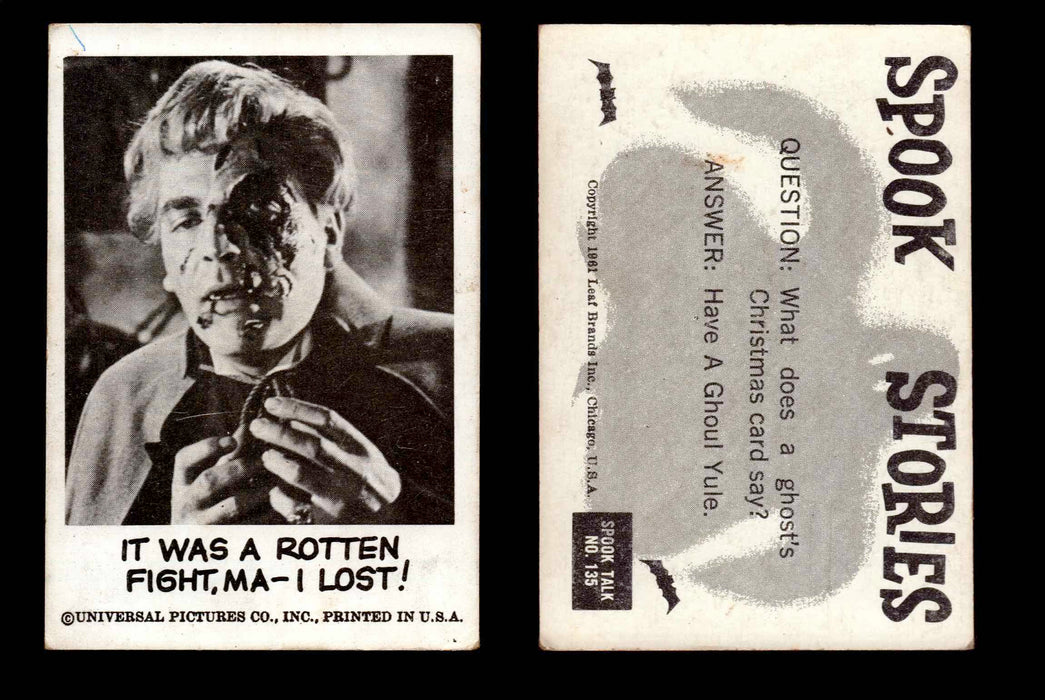 1961 Spook Stories Series 2 Leaf Vintage Trading Cards You Pick Singles #72-#144 #135  - TvMovieCards.com