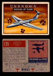 1953 Wings Topps TCG Vintage Trading Cards You Pick Singles #101-200 #135  - TvMovieCards.com