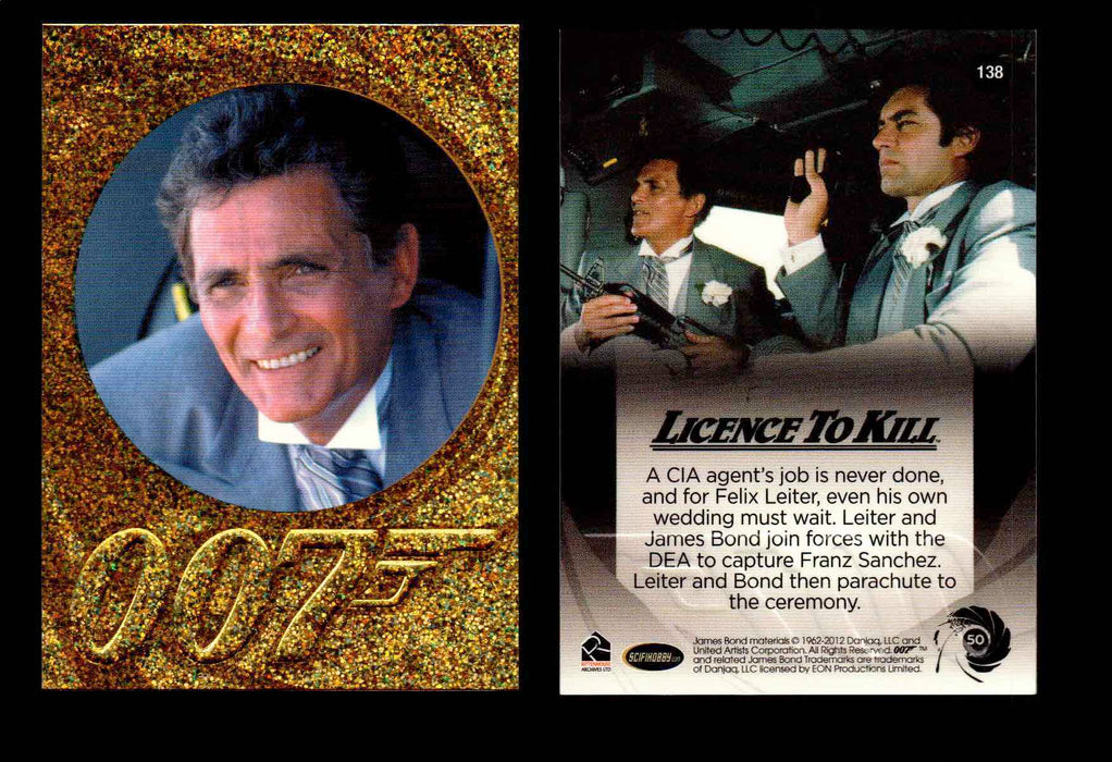 James Bond 50th Anniversary Series Two Gold Parallel Chase Card Singles #2-198 #138  - TvMovieCards.com