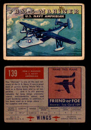 1953 Wings Topps TCG Vintage Trading Cards You Pick Singles #101-200 #139  - TvMovieCards.com