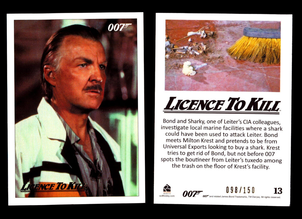 James Bond Classics 2016 Licence To Kill Gold Foil Parallel Card You Pick Single #13  - TvMovieCards.com