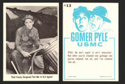 1965 Gomer Pyle Vintage Trading Cards You Pick Singles #1-66 Fleer 13   That funny Sergeant put me in G-2 again!  - TvMovieCards.com