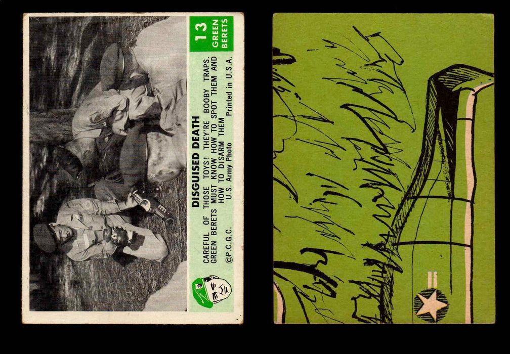 1966 Green Berets PCGC Vintage Gum Trading Card You Pick Singles #1-66 #13  - TvMovieCards.com