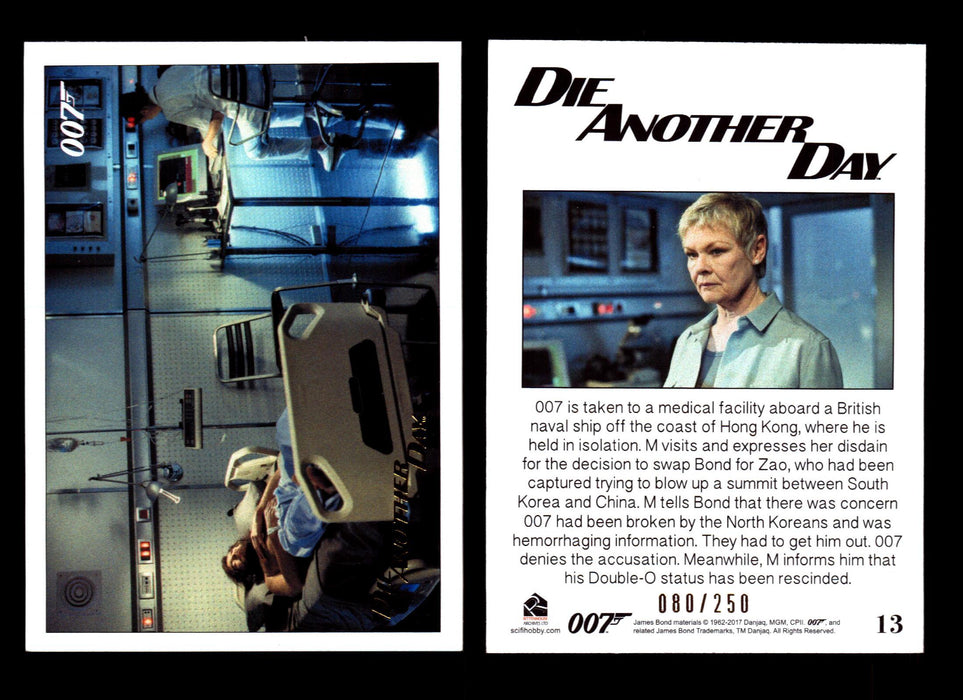 James Bond Archives 2017 Final Edition Die Another Day Gold Parallel Card Single #13  - TvMovieCards.com