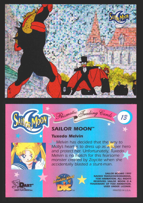 1997 Sailor Moon Prismatic You Pick Trading Card Singles #1-#72 Cracked 13   Tuxedo Melvin  - TvMovieCards.com