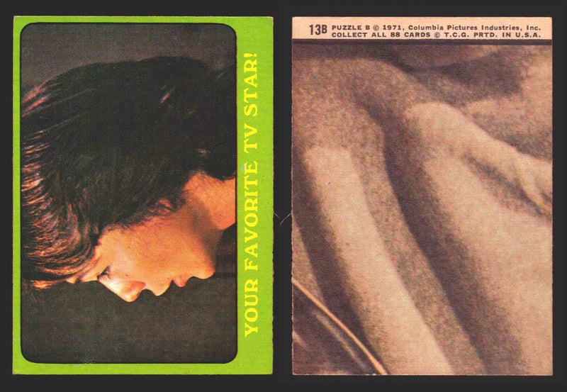 1971 The Partridge Family Series 3 Green You Pick Single Cards #1-88B Topps USA #	13B   Your Favorite TV Star!  - TvMovieCards.com
