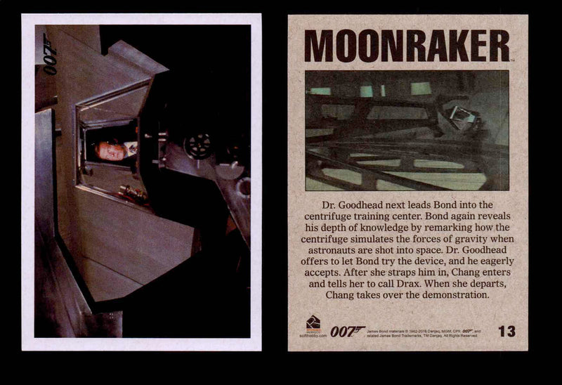 James Bond Archives Spectre Moonraker Movie Throwback U Pick Single Cards #1-61 #13  - TvMovieCards.com