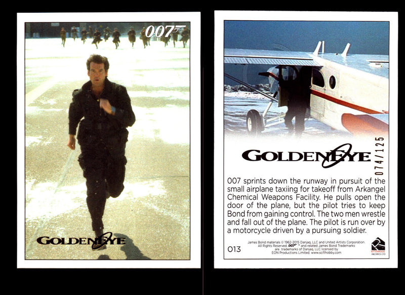 James Bond Archives 2015 Goldeneye Gold Parallel Card You Pick Single #1-#102 #13  - TvMovieCards.com