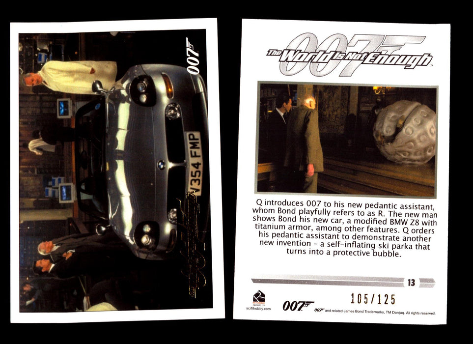 James Bond Classics 2016 World is Not Enough Gold Foil Parallel Card You Pick Nu #13  - TvMovieCards.com