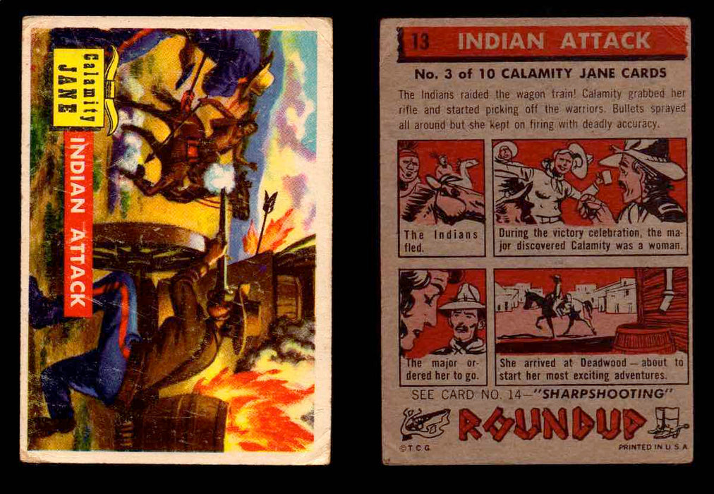 1956 Western Roundup Topps Vintage Trading Cards You Pick Singles #1-80 #13  - TvMovieCards.com