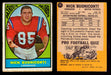 1967 Topps Football Trading Card You Pick Singles #1-#132 VG #13 Nick Buoniconti (HOF) (creased)  - TvMovieCards.com