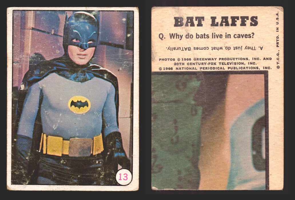 Batman Bat Laffs Vintage Trading Card You Pick Singles #1-#55 Topps 1966 #13  - TvMovieCards.com
