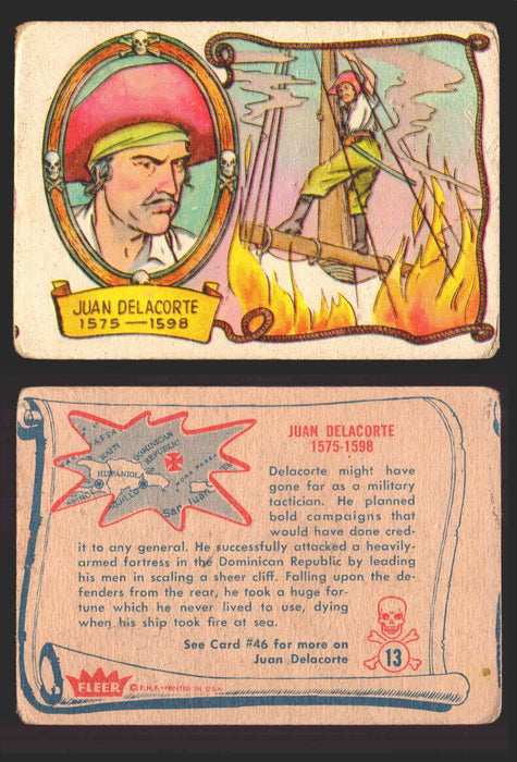 1961 Pirates Bold Vintage Trading Cards You Pick Singles #1-#66 Fleer 13   Juan Delacorte  - TvMovieCards.com