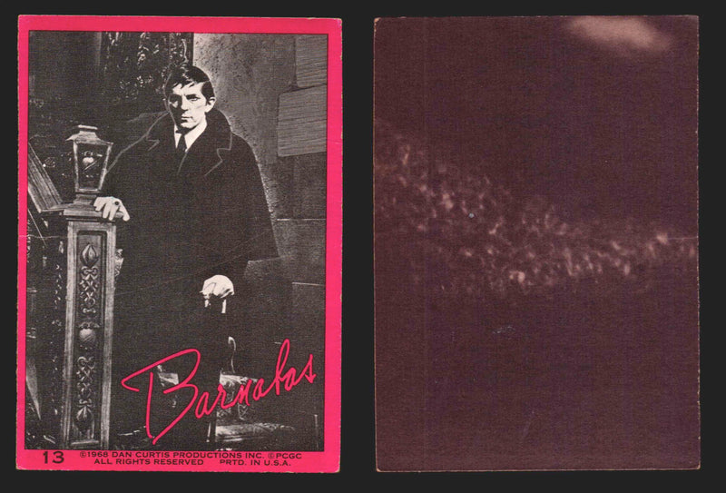 1966 Dark Shadows Series 1 (Pink) Philadelphia Gum Vintage Trading Cards Singles #13  - TvMovieCards.com