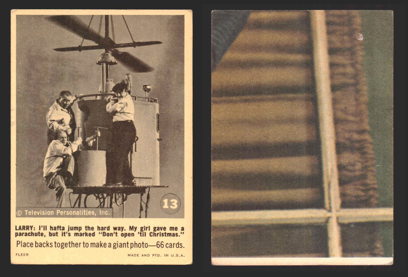 1966 Three 3 Stooges Fleer Vintage Trading Cards You Pick Singles #1-66 #13  - TvMovieCards.com