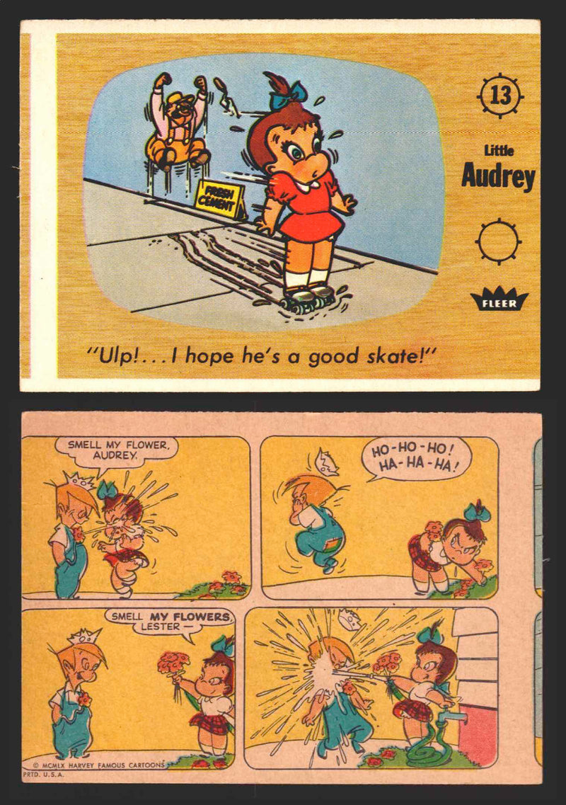 1960 Casper The Ghost Fleer Vintage Trading Card You Pick Singles #1-#66 13   "Ulp!...I hope he's a good skate!"  - TvMovieCards.com