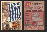 1956 Flags of the World Vintage Trading Cards You Pick Singles #1-#80 Topps 13	Greece  - TvMovieCards.com