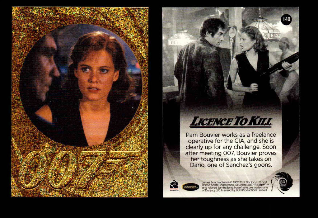 James Bond 50th Anniversary Series Two Gold Parallel Chase Card Singles #2-198 #140  - TvMovieCards.com