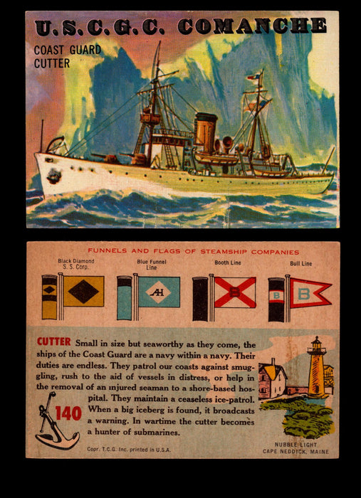 Rails And Sails 1955 Topps Vintage Card You Pick Singles #1-190 #140 Cutter  - TvMovieCards.com