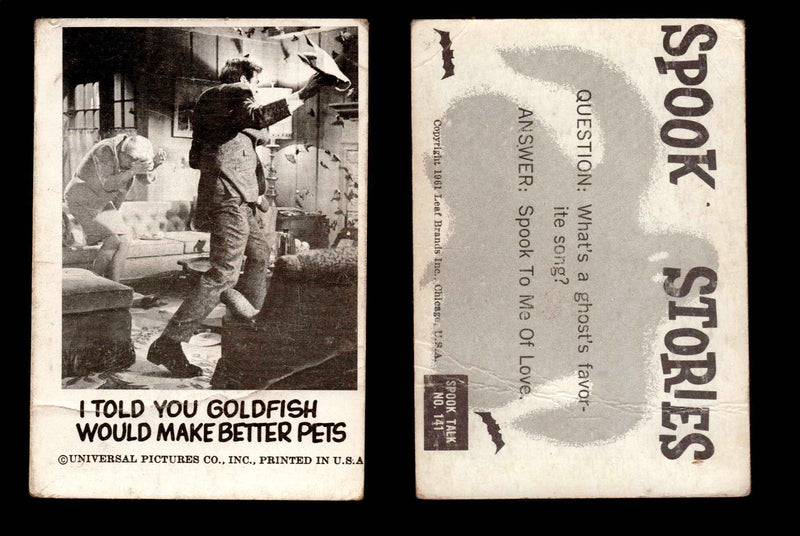 1961 Spook Stories Series 2 Leaf Vintage Trading Cards You Pick Singles #72-#144 #141  - TvMovieCards.com