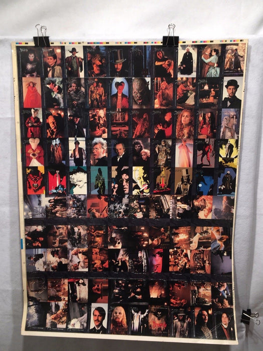 Bram Stoker's Dracula Movie Trading Cards UNCUT 100 CARD SHEET Poster Size 1992   - TvMovieCards.com