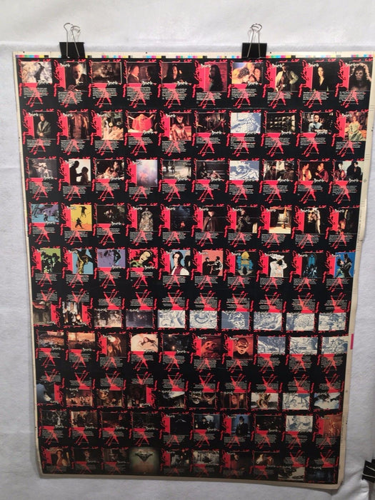 Bram Stoker's Dracula Movie Trading Cards UNCUT 100 CARD SHEET Poster Size 1992   - TvMovieCards.com