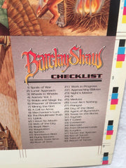 Barclay Shaw Fantasy Art Trading Cards UNCUT 90 CARD SHEET Poster Size FPG 1995   - TvMovieCards.com