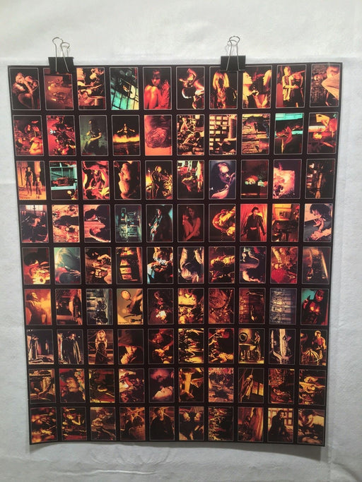 Crow Series Two 2 City Of Angels Uncut 90 Card Sheet Poster Size 1997   - TvMovieCards.com