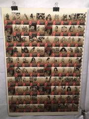Larry Elmore Fantasy Art Trading Cards UNCUT 100 CARD SHEET Poster Size FPG   - TvMovieCards.com