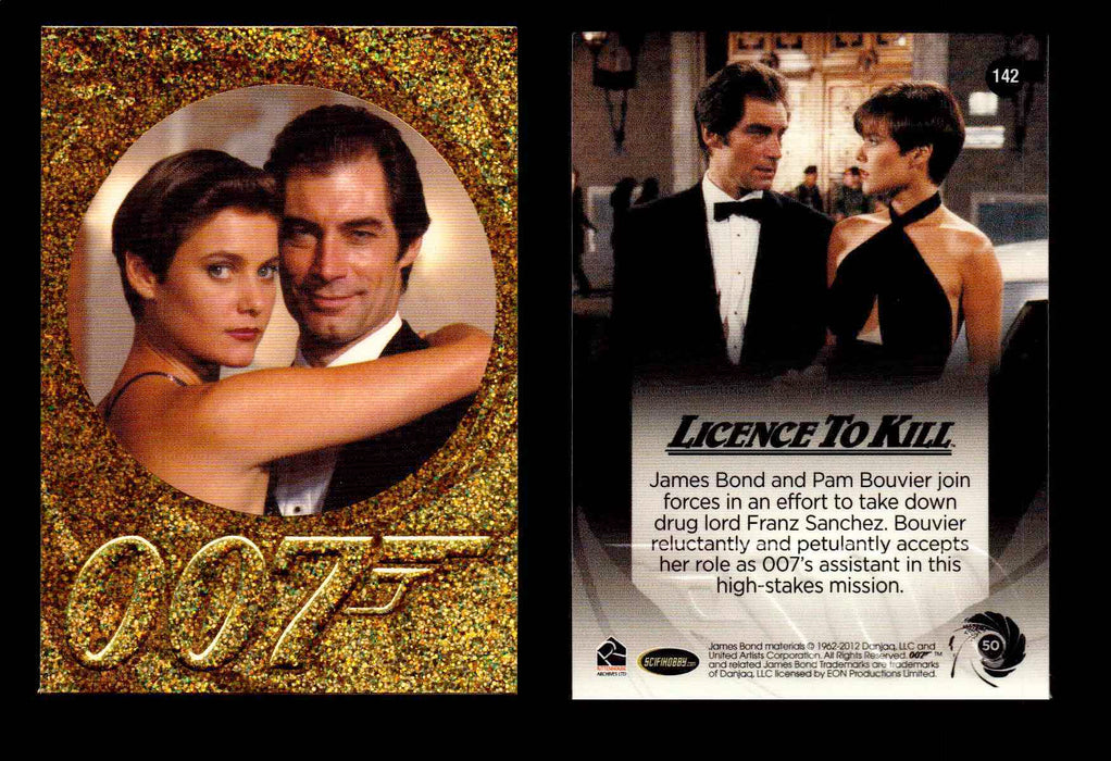 James Bond 50th Anniversary Series Two Gold Parallel Chase Card Singles #2-198 #142  - TvMovieCards.com