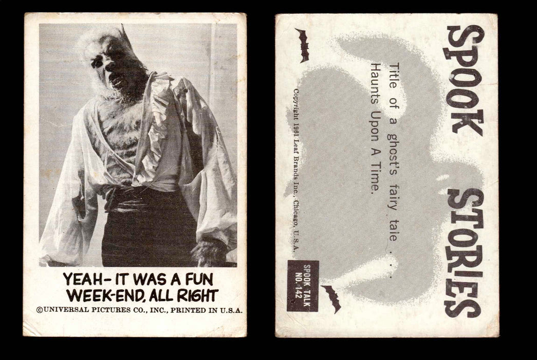 1961 Spook Stories Series 2 Leaf Vintage Trading Cards You Pick Singles #72-#144 #142  - TvMovieCards.com