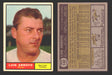 1961 Topps Baseball Trading Card You Pick Singles #100-#199 VG/EX #	142 Luis Arroyo - New York Yankees  - TvMovieCards.com