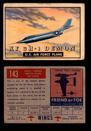 1953 Wings Topps TCG Vintage Trading Cards You Pick Singles #101-200 #143  - TvMovieCards.com
