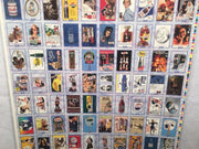 Pepsi Cola Series Two 2 Trading Cards Uncut 100 Card Sheet Poster Size 1995 Dart   - TvMovieCards.com