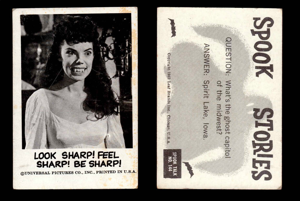 1961 Spook Stories Series 2 Leaf Vintage Trading Cards You Pick Singles #72-#144 #144  - TvMovieCards.com