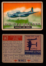 1953 Wings Topps TCG Vintage Trading Cards You Pick Singles #101-200 #147  - TvMovieCards.com