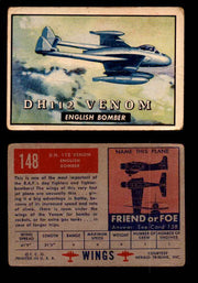 1953 Wings Topps TCG Vintage Trading Cards You Pick Singles #101-200 #148  - TvMovieCards.com