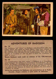 1957 Adventures of Radisson (Tomahawk) TV Vintage Card You Pick Singles #1-50 #14  - TvMovieCards.com