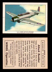 1940 Modern American Airplanes Series A Vintage Trading Cards Pick Singles #1-50 14 U.S. Army Attack Bomber (Vultee A-19)  - TvMovieCards.com