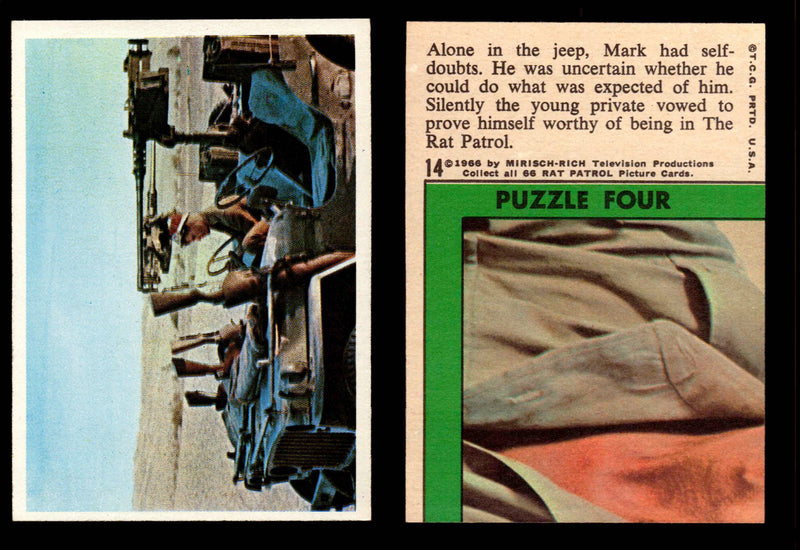 Rat Patrol 1966 Topps Vintage Card You Pick Singles #1-66 #14  - TvMovieCards.com