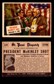 1954 Scoop Newspaper Series 1 Topps Vintage Trading Cards You Pick Singles #1-78 14   President Mckinley Shot  - TvMovieCards.com