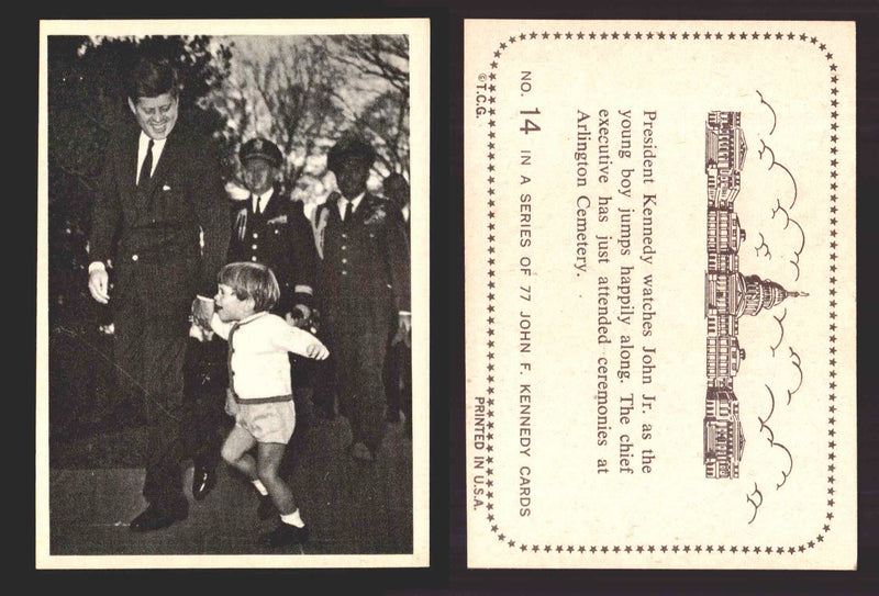 1964 The Story of John F. Kennedy JFK Topps Trading Card You Pick Singles #1-77 #14  - TvMovieCards.com