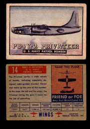 1952 Wings Topps TCG Vintage Trading Cards You Pick Singles #1-100 #14  - TvMovieCards.com