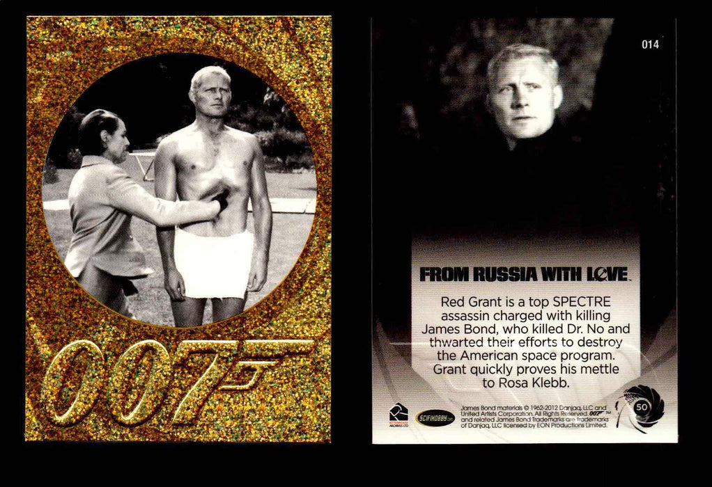 James Bond 50th Anniversary Series Two Gold Parallel Chase Card Singles #2-198 #14  - TvMovieCards.com